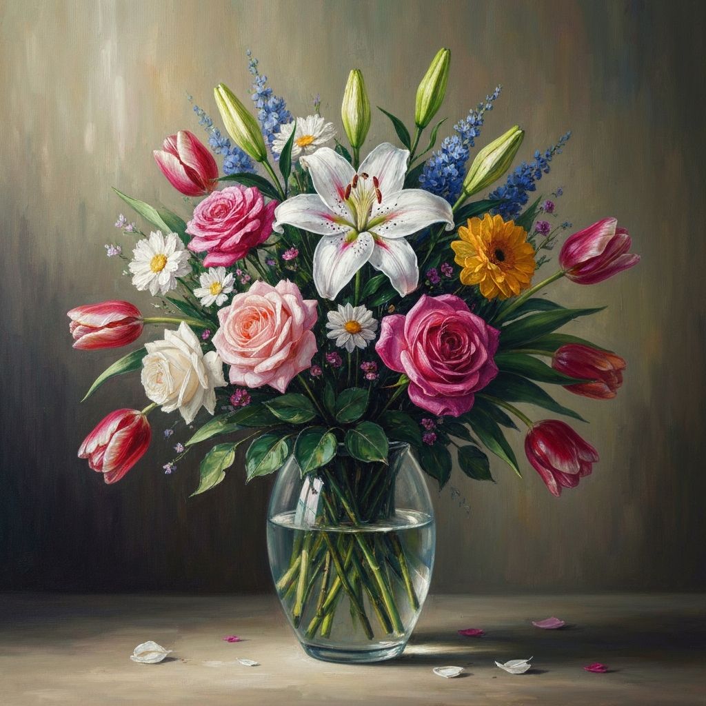 유화 기초반 수업 작품 예시